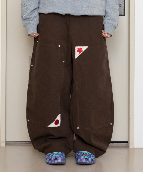 RuNaKi'Hu'(ルナキフ)の「WXP082 シオリ ダブルニ バルーンパンツ (ブラウン)(その他パンツ・レディース・その他・1/2/3)」の1枚目の写真