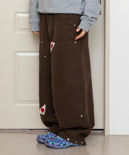 RuNaKi'Hu'(ルナキフ)の「WXP082 シオリ ダブルニ バルーンパンツ (ブラウン)(その他パンツ・レディース・その他・1/2/3)」の2枚目の写真