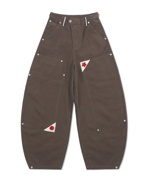 RuNaKi'Hu'(ルナキフ)の「WXP082 シオリ ダブルニ バルーンパンツ (ブラウン)(その他パンツ・レディース・その他・1/2/3)」の4枚目の写真