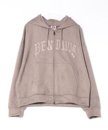 BEN DAVIS（ベンデイビス）の「【BEN DAVIS/ベンデイビス】フェイクスエード ワッペン フルジップパーカー ダブルジップ（パーカー）」
