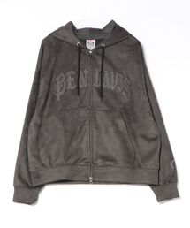 BEN DAVIS（ベンデイビス）の「【BEN DAVIS/ベンデイビス】フェイクスエード ワッペン フルジップパーカー ダブルジップ（パーカー）」