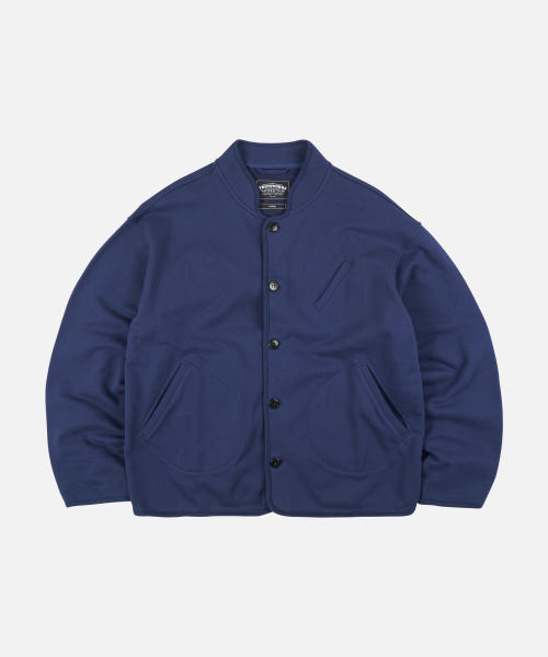 Varsity Sweat Cardigan — тёмно‑синий кардиган