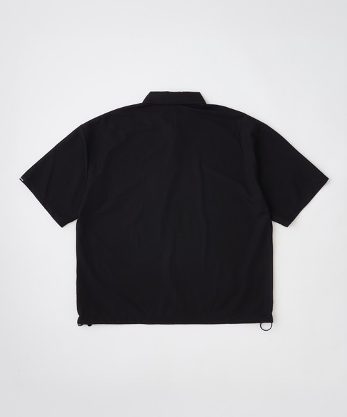 ADAM PATEK（アダムパテック）の「【ADAMPATEK/アダムパテック】　ripple looose polo shirt ポロシャツ（ポロシャツ・メンズ・ブラック/グレー・1/2）」の3枚目の写真