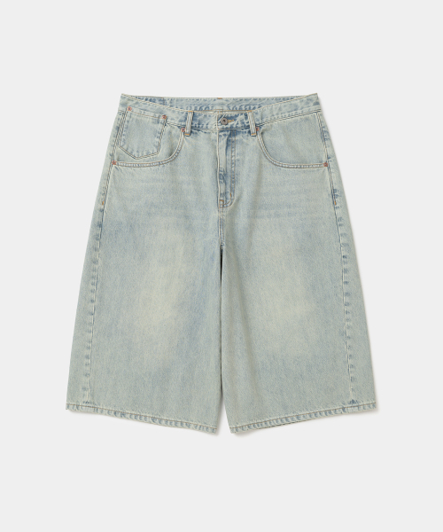 UNIFORM BRIDGE(ユニフォームブリッジ)の「denim bermuda short pants 11.5oz light indigo(デニムパンツ・メンズ・その他・MEDIUM/XX-LARGE/X-LARGE/LARGE)」の1枚目の写真