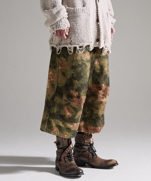 GRANCY(グランシー)の「【GRANCY】Double Knee Duck Half Pants / ダブルニーダックハーフパンツ(その他パンツ・メンズ・カーキ/ベージュ・L/S/M)」の2枚目の写真