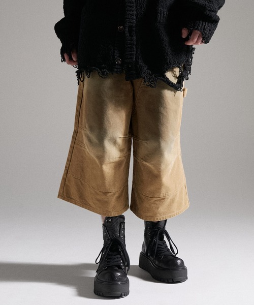 GRANCY(グランシー)の「【GRANCY】Double Knee Duck Half Pants / ダブルニーダックハーフパンツ(その他パンツ・メンズ・カーキ/ベージュ・L/S/M)」の6枚目の写真
