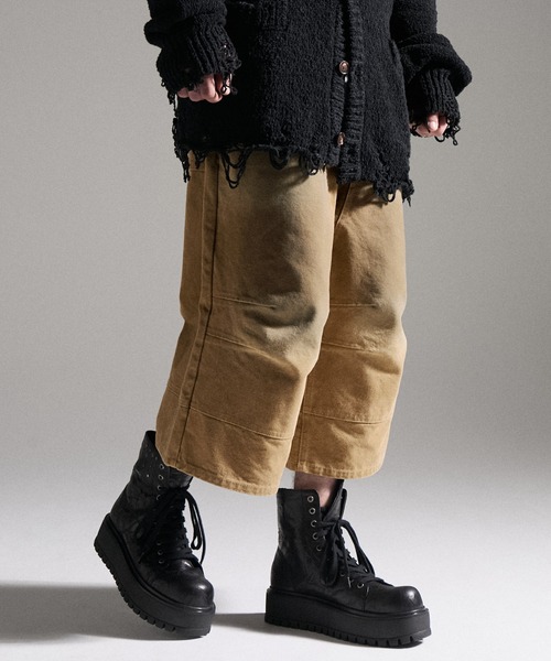 GRANCY(グランシー)の「【GRANCY】Double Knee Duck Half Pants / ダブルニーダックハーフパンツ(その他パンツ・メンズ・カーキ/ベージュ・L/S/M)」の7枚目の写真