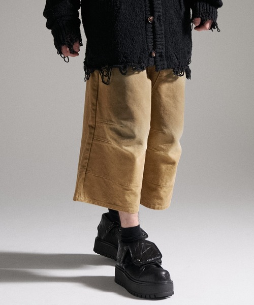 GRANCY(グランシー)の「【GRANCY】Double Knee Duck Half Pants / ダブルニーダックハーフパンツ(その他パンツ・メンズ・カーキ/ベージュ・L/S/M)」の8枚目の写真