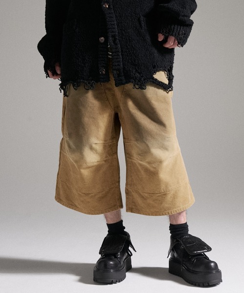 GRANCY(グランシー)の「【GRANCY】Double Knee Duck Half Pants / ダブルニーダックハーフパンツ(その他パンツ・メンズ・カーキ/ベージュ・L/S/M)」の9枚目の写真