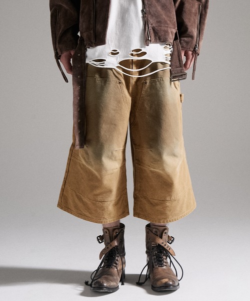 GRANCY(グランシー)の「【GRANCY】Double Knee Duck Half Pants / ダブルニーダックハーフパンツ(その他パンツ・メンズ・カーキ/ベージュ・L/S/M)」の10枚目の写真