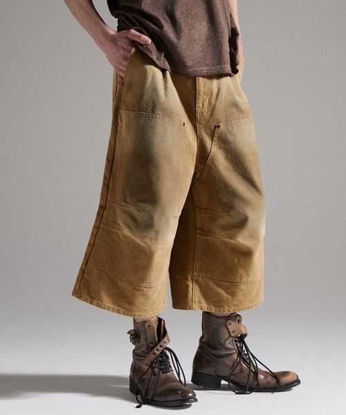 GRANCY(グランシー)の「【GRANCY】Double Knee Duck Half Pants / ダブルニーダックハーフパンツ(その他パンツ・メンズ・カーキ/ベージュ・L/S/M)」の13枚目の写真