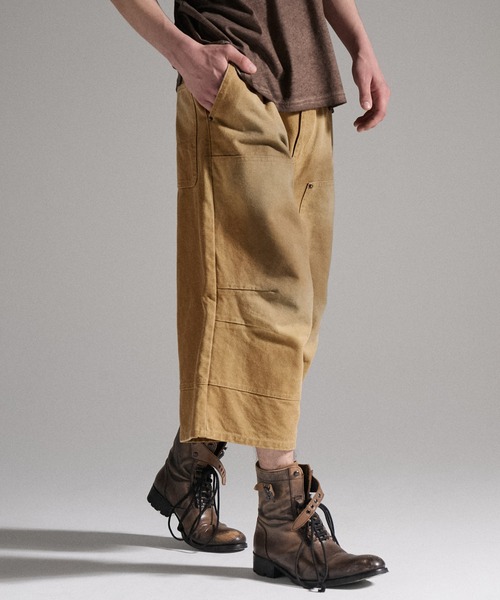 GRANCY(グランシー)の「【GRANCY】Double Knee Duck Half Pants / ダブルニーダックハーフパンツ(その他パンツ・メンズ・カーキ/ベージュ・L/S/M)」の14枚目の写真