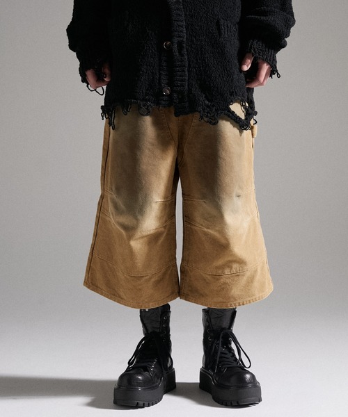 GRANCY(グランシー)の「【GRANCY】Double Knee Duck Half Pants / ダブルニーダックハーフパンツ(その他パンツ・メンズ・カーキ/ベージュ・L/S/M)」の3枚目の写真