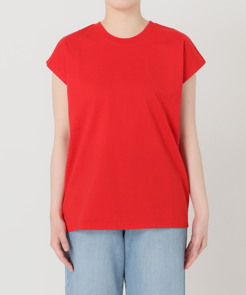 IENA(イエナ)の「《新色あり/追加8》ラウンドテールプルオーバー(Tシャツ/カットソー・レディース・レッド/ホワイト/ブラウン系その他/ブラック・FREE)」の18枚目の写真