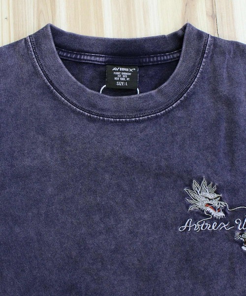 AVIREX(アヴィレックス)の「SOUVENIR T-SHIRT 'TIGER & DRAGON'(Tシャツ/カットソー・メンズ・ネイビー/ブラック/ホワイト・XXL/XL/L/M)」の16枚目の写真