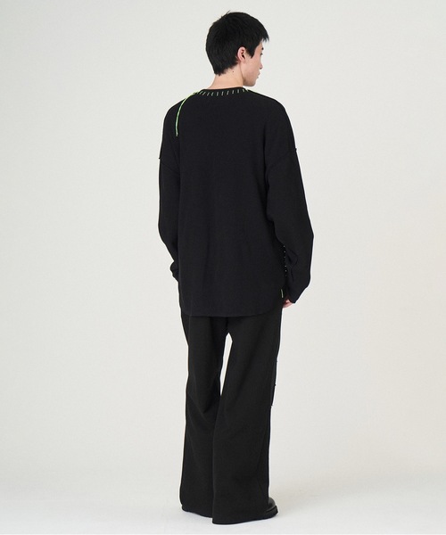 DISCOVERED(ディスカバード)の「WAFFLE BONE PRINT CUTSEWN(Tシャツ/カットソー・メンズ・ブラック/ホワイト・1/3)」の6枚目の写真