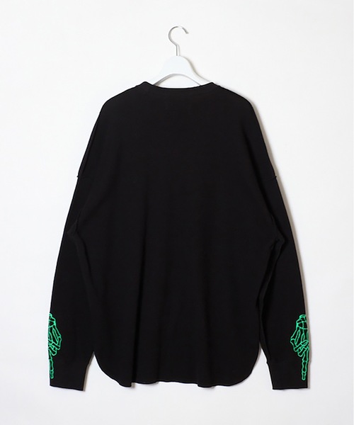 DISCOVERED(ディスカバード)の「WAFFLE BONE PRINT CUTSEWN(Tシャツ/カットソー・メンズ・ブラック/ホワイト・1/3)」の16枚目の写真