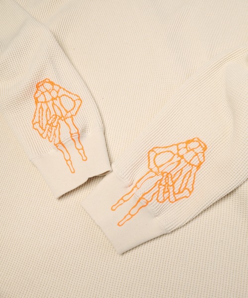 DISCOVERED（ディスカバード）の「WAFFLE BONE PRINT CUTSEWN（Tシャツ/カットソー・メンズ・ブラック/ホワイト・1/3）」の21枚目の写真