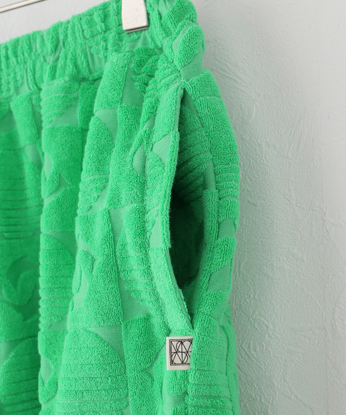 U by SPICK&SPAN（ユーバイスピックアンドスパン）の「ARAMINTA JAMES/アラミンタ ジェームス CRUISE DOLPHINE TERRY PT（スラックス・レディース・グリーン・SMALL）」の3枚目の写真