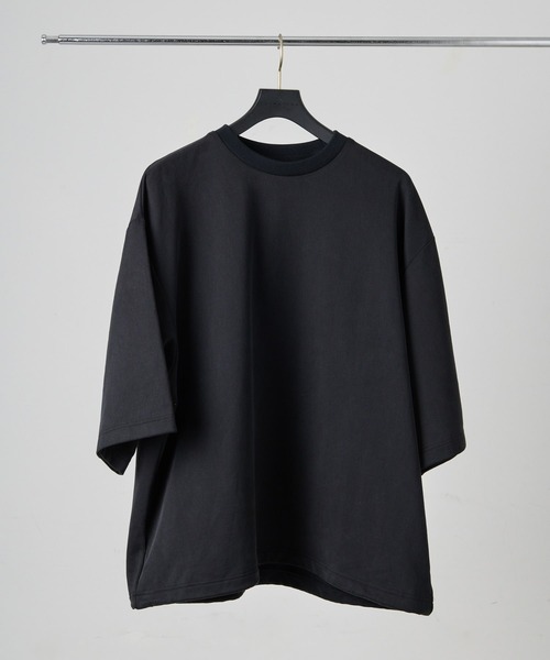 KANEMASA PHIL.(カネマサフィル)の「KANEMASA PHIL. / Cupro SS Pullover(Tシャツ/カットソー・メンズ・ホワイト/ブラック/ベージュ・MEDIUM/LARGE)」の3枚目の写真