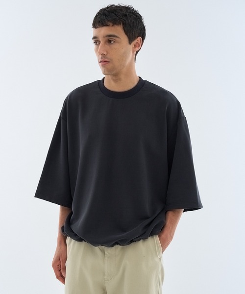 KANEMASA PHIL.(カネマサフィル)の「KANEMASA PHIL. / Cupro SS Pullover(Tシャツ/カットソー・メンズ・ホワイト/ブラック/ベージュ・MEDIUM/LARGE)」の12枚目の写真