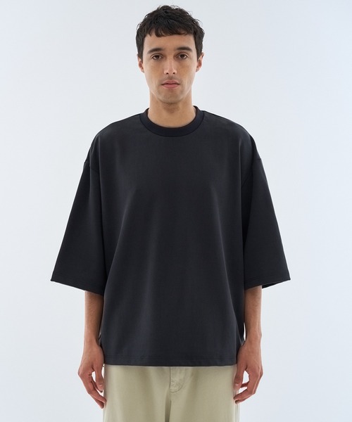 KANEMASA PHIL.(カネマサフィル)の「KANEMASA PHIL. / Cupro SS Pullover(Tシャツ/カットソー・メンズ・ホワイト/ブラック/ベージュ・MEDIUM/LARGE)」の13枚目の写真