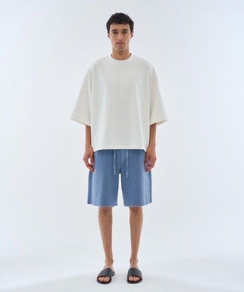 KANEMASA PHIL.(カネマサフィル)の「KANEMASA PHIL. / Cupro SS Pullover(Tシャツ/カットソー・メンズ・ホワイト/ブラック/ベージュ・MEDIUM/LARGE)」の22枚目の写真