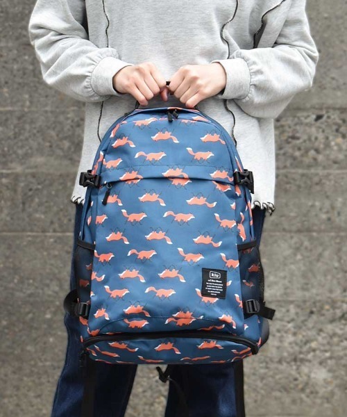 KiU（キウ）の「【KiU and BleuBleuet】KiU600Dバッグパック（バックパック/リュック・レディース・ブラック/ブルー/ブラック系その他/ネイビー/ネイビー系/その他/ブルー系/グリーン系・FREE）」の12枚目の写真