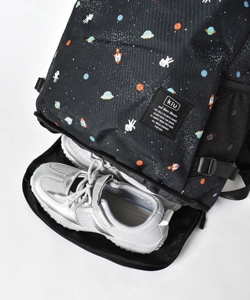 KiU（キウ）の「【KiU and BleuBleuet】KiU600Dバッグパック（バックパック/リュック・レディース・ブラック/ブルー/ブラック系その他/ネイビー/ネイビー系/その他/ブルー系/グリーン系・FREE）」の15枚目の写真