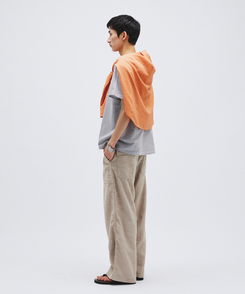 JOURNAL STANDARD（ジャーナルスタンダード）の「リネン ライク デニム ベルテッド パンツ（スラックス・メンズ・アイボリー/ブラウン/ネイビー・LARGE/MEDIUM/SMALL）」の15枚目の写真