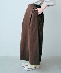 IEDIT | IEDIT UVカット&撥水(はっすい)&虫を寄せ付けにくい スカート見えタックワイドパンツ(その他パンツ)