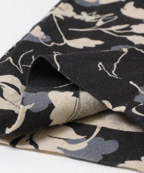 URBAN RESEARCH DOORS（アーバンリサーチドアーズ）の「『WEB限定カラー』リネンリヨセルプリントイージーパンツ（その他パンツ・レディース・ナチュラル/ベージュ系その他/ブラック・FREE）」の22枚目の写真