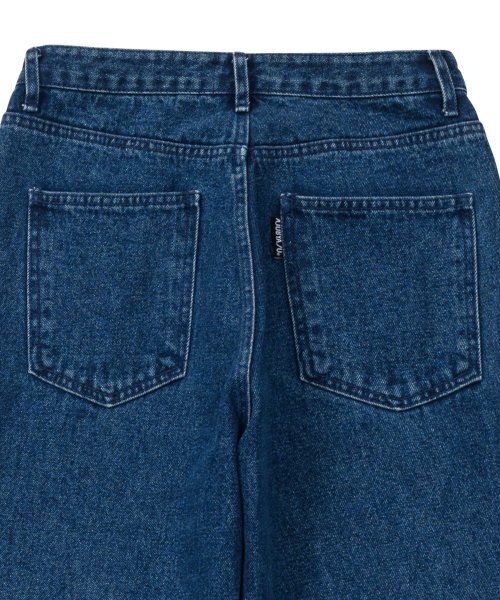 AJOBYAJO（アジョバイアジョ）の「Gun Washed Jeans [Navy]（デニムパンツ・レディース・その他・LARGE/MEDIUM）」の6枚目の写真