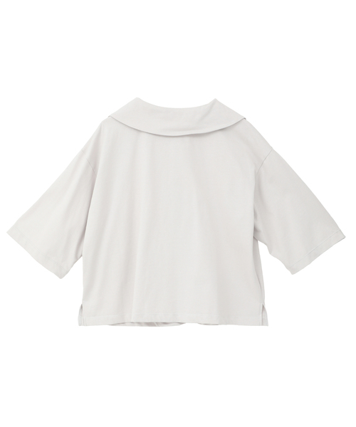 LOGEMENT DE CLAIRE(ロジュモンドクレール)の「【LOURMARIN】ビックカラープルオーバー(Tシャツ/カットソー・レディース・ブラック/ライトグレー/ブラウン/オフホワイト・FREE)」の20枚目の写真