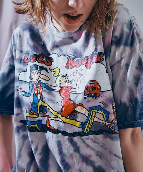 RNA(アールエヌエー)の「M2692 PINKMOTEL テディボーイプリントTEE(Tシャツ/カットソー・レディース・グレー/ピンク・MEDIUM)」の20枚目の写真