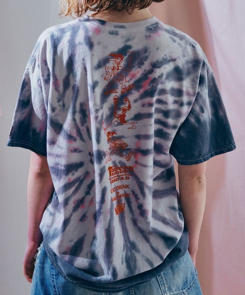 RNA(アールエヌエー)の「M2692 PINKMOTEL テディボーイプリントTEE(Tシャツ/カットソー・レディース・グレー/ピンク・MEDIUM)」の21枚目の写真