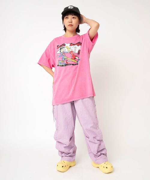 RNA(アールエヌエー)の「M2692 PINKMOTEL テディボーイプリントTEE(Tシャツ/カットソー・レディース・グレー/ピンク・MEDIUM)」の17枚目の写真