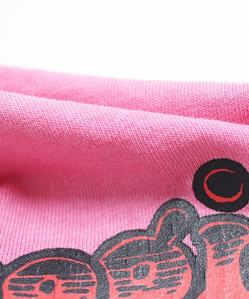 RNA(アールエヌエー)の「M2692 PINKMOTEL テディボーイプリントTEE(Tシャツ/カットソー・レディース・グレー/ピンク・MEDIUM)」の12枚目の写真