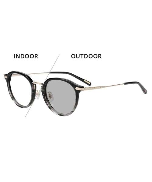 UNITED ARROWS（ユナイテッドアローズ）の「【WEB限定】Zoff｜UNITED ARROWS ユナイテッドアローズ ボストン型 調光サングラス｜クラウンパント メタル カラーレンズ 太縁フレーム おしゃれ 調光 紫外線で色が変わる 紫外線対策 UVカット ユニセックス（サングラス・レディース・ブラック系5/ブラウン・FREE）」の11枚目の写真