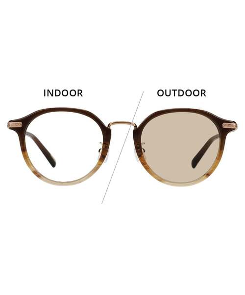 WEB限定】Zoff｜UNITED ARROWS ユナイテッドアローズ ボストン型 調光