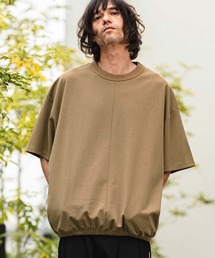 mt10469- Hem Shirring Short Sleeve Cut sew シャーリングTシャツ(S68926cmb)