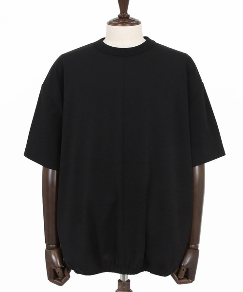 CAMBIO(カンビオ)の「mt10469- Hem Shirring Short Sleeve Cut sew シャーリングTシャツ(S68926cmb)(Tシャツ/カットソー・メンズ・ベージュ/キナリ/チャコールグレー/ブラック・L/M/S)」の11枚目の写真