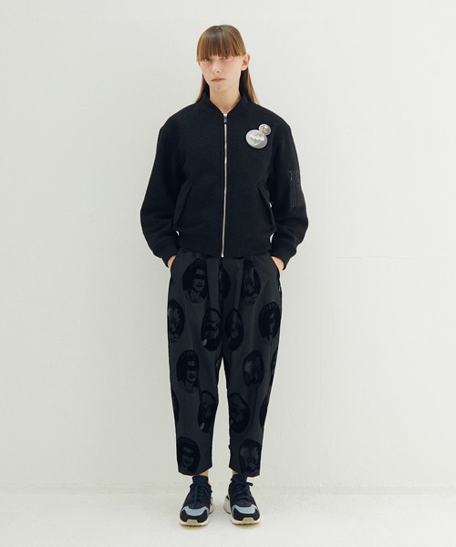 STOF(ストフ)の「VSJQ Mix MA-1 Blouson(ブルゾン・メンズ・カーキ/ブラック・M/S)」の3枚目の写真