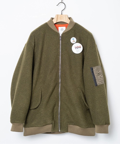 STOF(ストフ)の「VSJQ Mix MA-1 Blouson(ブルゾン・メンズ・カーキ/ブラック・M/S)」の19枚目の写真