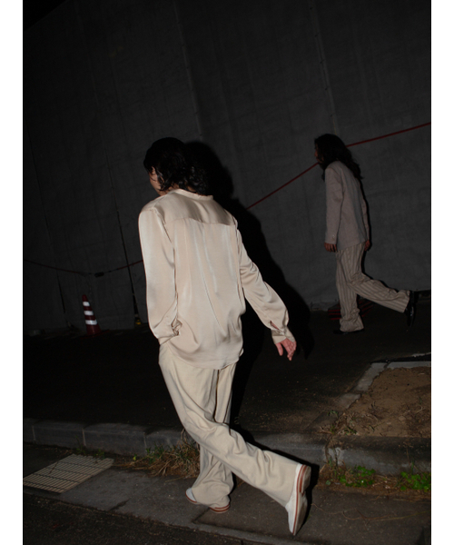 GOZER(ゴーザー)の「Espresso Band Collar Shirt_Beige(シャツ/ブラウス・メンズ・ベージュ・MEDIUM/LARGE)」の10枚目の写真