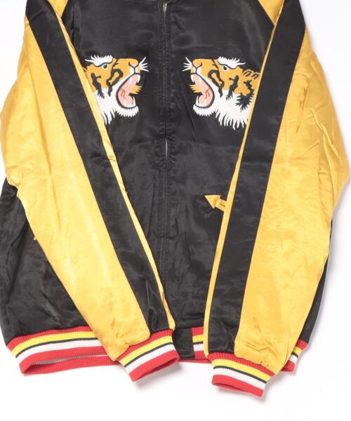 B.I.D.(ビーアイディー)の「HOUSTON / RAYON SOUVENIR JACKET TIGER/ 51525(スカジャン・メンズ・ブラック・LARGE)」の4枚目の写真
