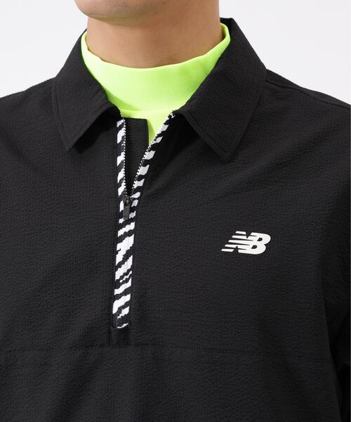 New Balance Golf（ニューバランスゴルフ）の「【new balance golf】ＨＡＬＦ　ＺＩＰ　ＳＨＩＲＴ　ＯＵＴＥＲ（シャツ/ブラウス・メンズ・ベージュ系その他/グレー系その他4/ブラック・MEDIUM/LARGE/XX-LARGE/X-LARGE）」の12枚目の写真