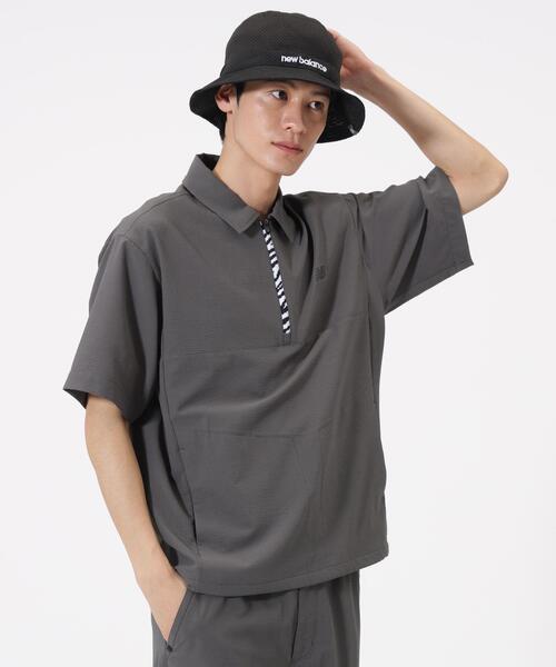 New Balance Golf（ニューバランスゴルフ）の「【new balance golf】ＨＡＬＦ　ＺＩＰ　ＳＨＩＲＴ　ＯＵＴＥＲ（シャツ/ブラウス・メンズ・ベージュ系その他/グレー系その他4/ブラック・MEDIUM/LARGE/XX-LARGE/X-LARGE）」の20枚目の写真