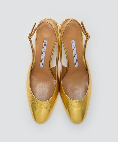 セール】NICLA バックスリング パンプス 8.5cm GOLD（パンプス