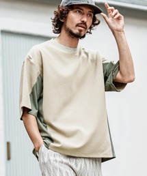 mt10485- Ripple Span Short Sleeve Cut sew Tシャツ(S600726cmb)